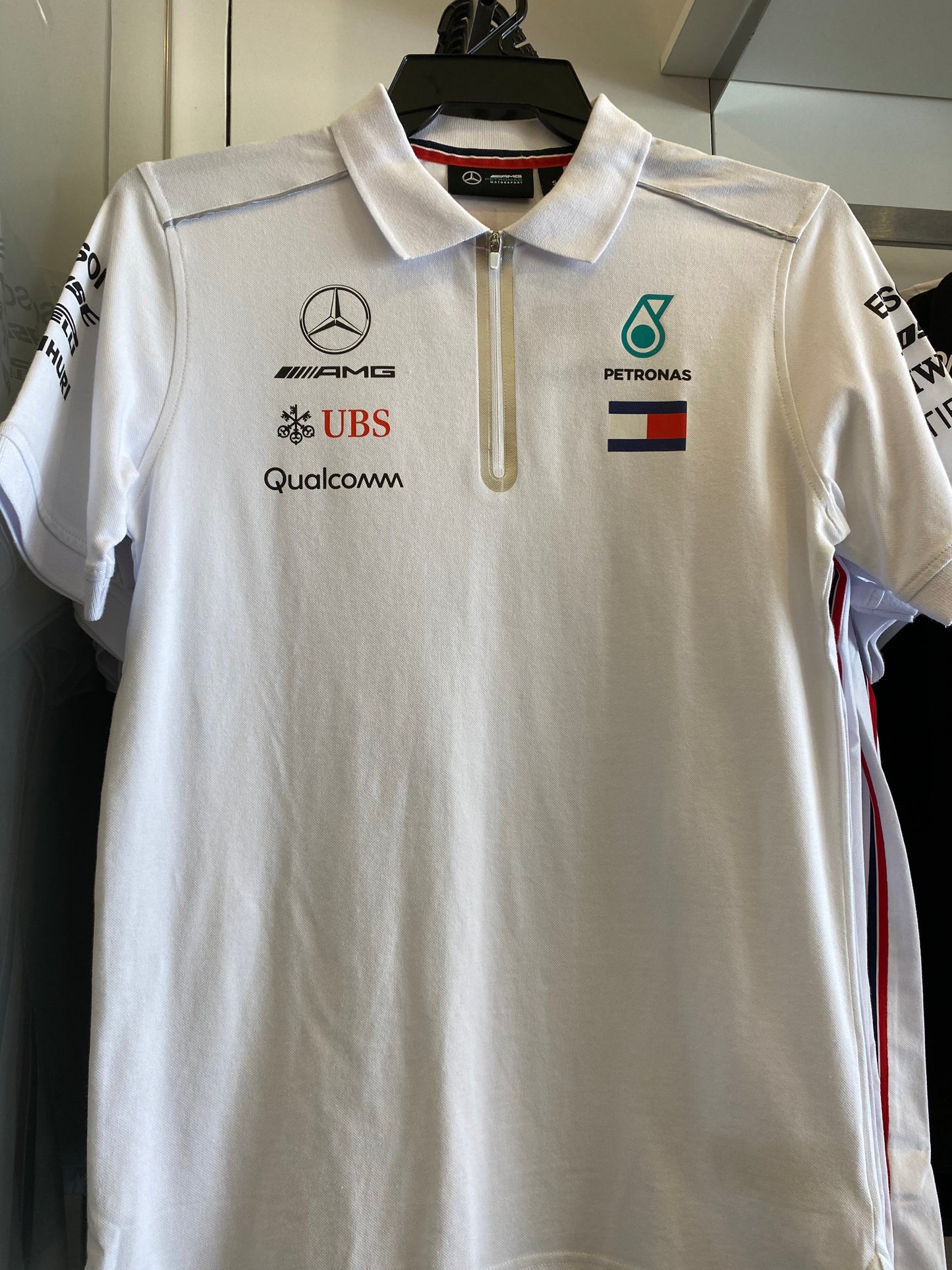 Mercedes-AMG Petronas Motorsport Mens Team Polo White 2018 - Rp Teamwear