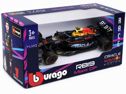 1:43 Scale Model | Red Bull Rb19 Sergio Perez With Driver Car