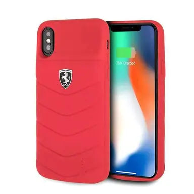 Ferrari iPhone X / XS Power Case - Lithium Battery - Red