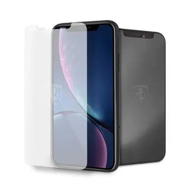 Ferrari iPhone XR Screen Protector - Off Track Tempered Glass with Invisible Logo