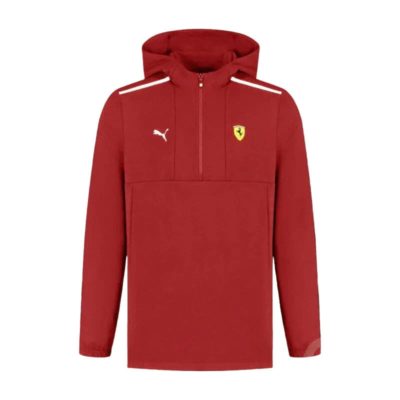 Scuderia Ferrari Men's 1/4 Zip Hoodie Red 2026 - Fanwear