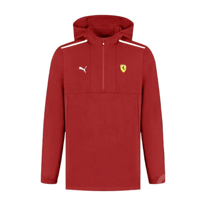 Scuderia Ferrari Men's 1/4 Zip Hoodie Red 2026 - Fanwear