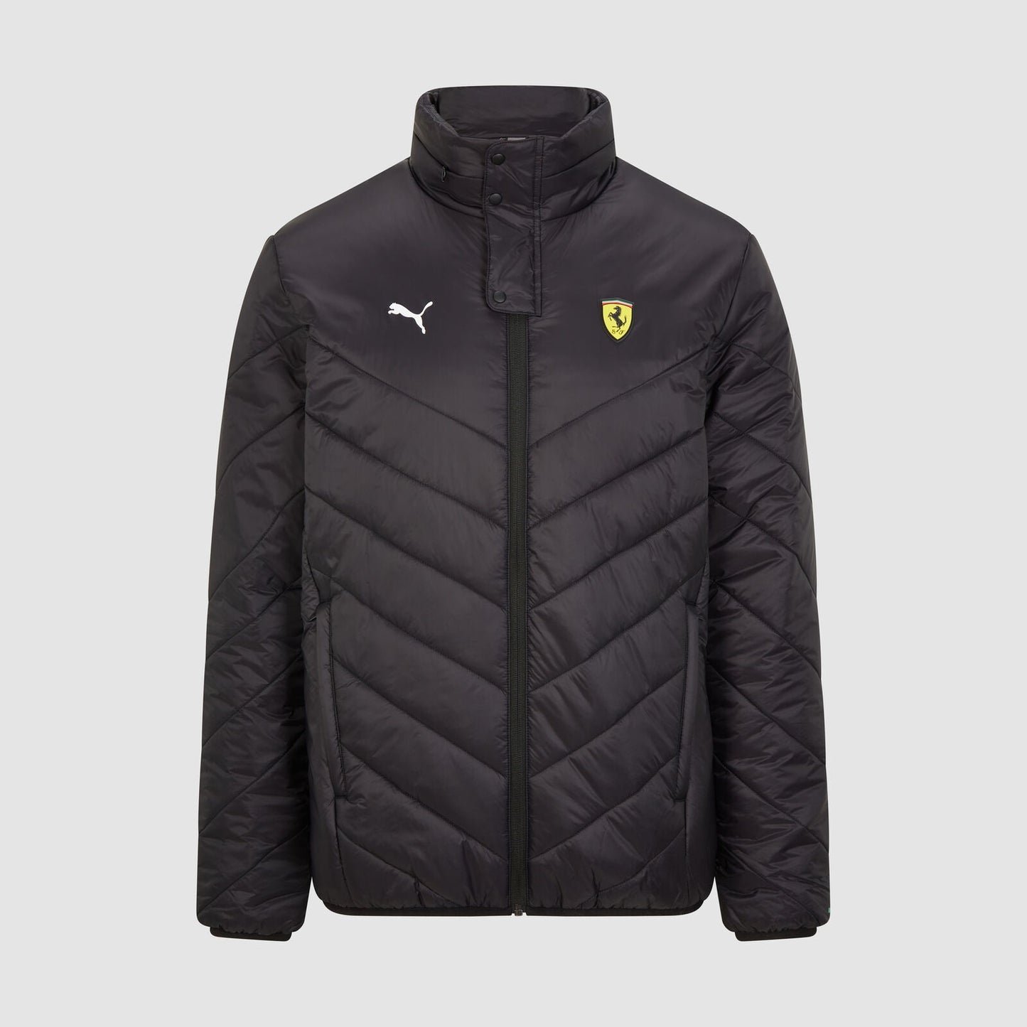 Scuderia Ferrari Puma Men's Padded Jacket Black 2021-Fanwear