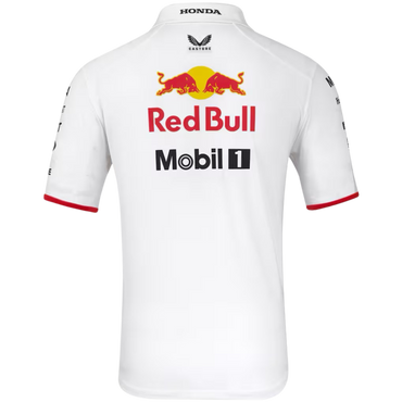 Red Bull Racing Men's Polo Special Edition Japan White 2025-RP Teamwear