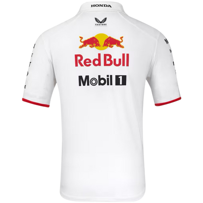 Red Bull Racing Men's Polo Special Edition Japan White 2025-RP Teamwear