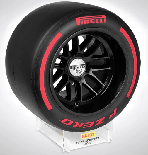 Pirelli Wind Tunnel Tyre Trophy Soft Red (150 Years) - Rp Teamwear