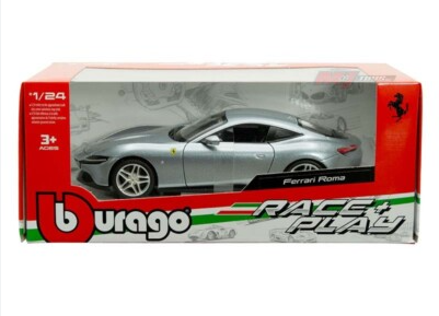 1:24 Scale Model | Scuderia Ferrari Roma Silver Car