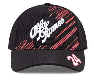 Guanyu Zhou Men's Edition Cap Curved Brim Black 2022 OSFM