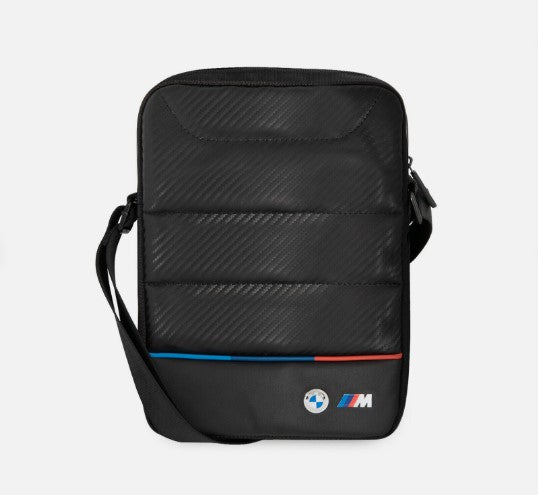 BMW Tablet Bag Carbon & PU Nylon Black 10"