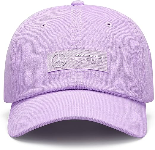 Mercedes-AMG Petronas Formula 1 Team Retro Cord Dad Cap Lilac 2023-Fanwear