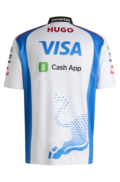 Rb Visa Cash App Men's Team Polo White 2025-RP Teamwear