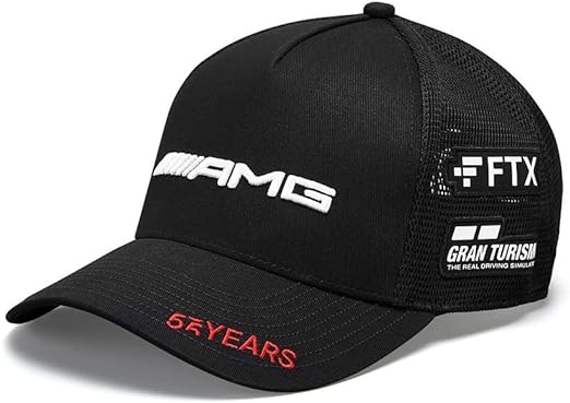 Mercedes-AMG Petronas Formula 1 Team Lewis Hamilton Driver Trucker Cap Amg Black 2022-RP Teamwear