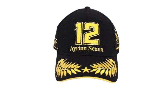 Ayrton Senna Men's Classic Team Lotus Cap Black