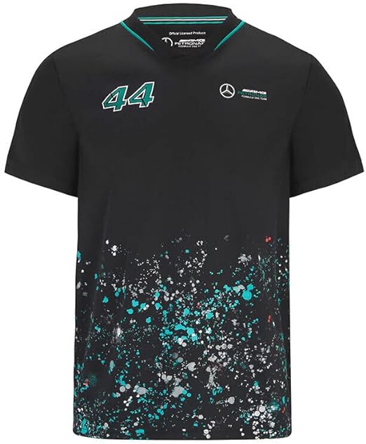 Mercedes-AMG Petronas Formula 1 Team Men's Lewis Hamilton 44 Sports T-Shirt 2022-Fanwear