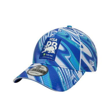 Rb Visa Cash App Oversized Print Blue Cap 2025-Fanwear