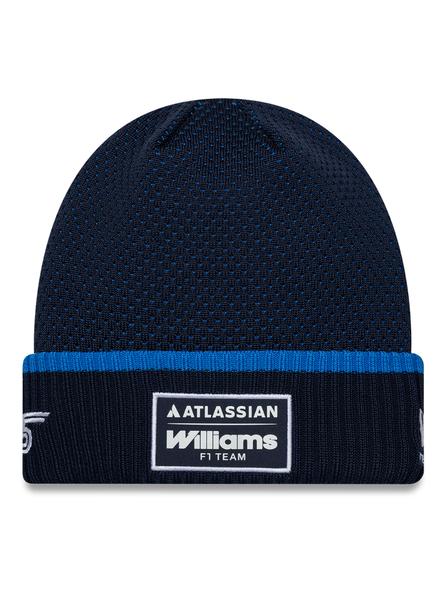 Williams Racing Team Carlos Sainz Cuff Knit Beanie Navy 2026-Fanwear