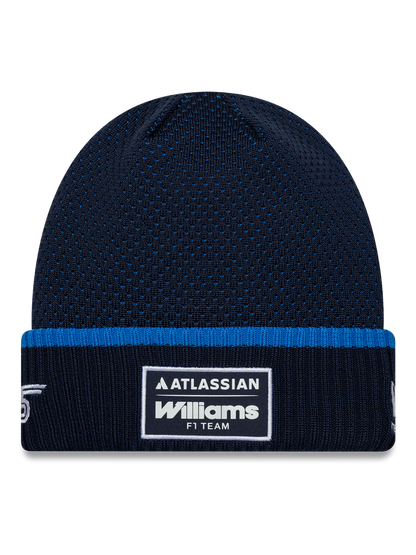 Williams Racing Team Carlos Sainz Cuff Knit Beanie Navy 2026-Fanwear