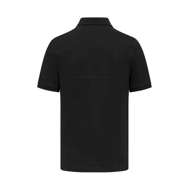 Scuderia Ferrari Men's Classic Polo Black 2023-Fanwear