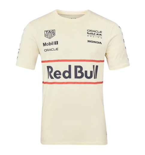 Red Bull Racing Men's Heritage T-Shirt Egret 2025-RP Teamwear
