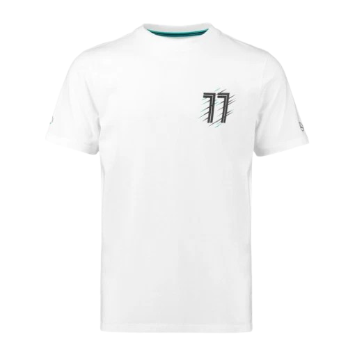 Mercedes-AMG Petronas Motorsport Valtteri Bottas 77 T-Shirt White 2018-Fanwear
