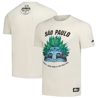 F1 Special Edition Brazil T-Shirt Beige 2025-Fanwear