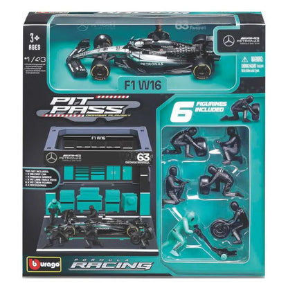 1:43 Scale Model | Mercedes W16 George Russell Pit Pass