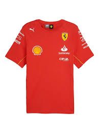Scuderia Ferrari Women's Team T-Shirt Burnt Red 2024-RP Teamwear
