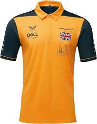 Mclaren Men's Lando Norris Driver Polo 2022 Orange-RP Teamwear