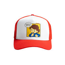 Ayrton Senna Senninha Trucker Cap Red 2025-Fanwear