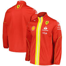 Scuderia Ferrari Team Softshell Jacket Red 2024-RP Teamwear