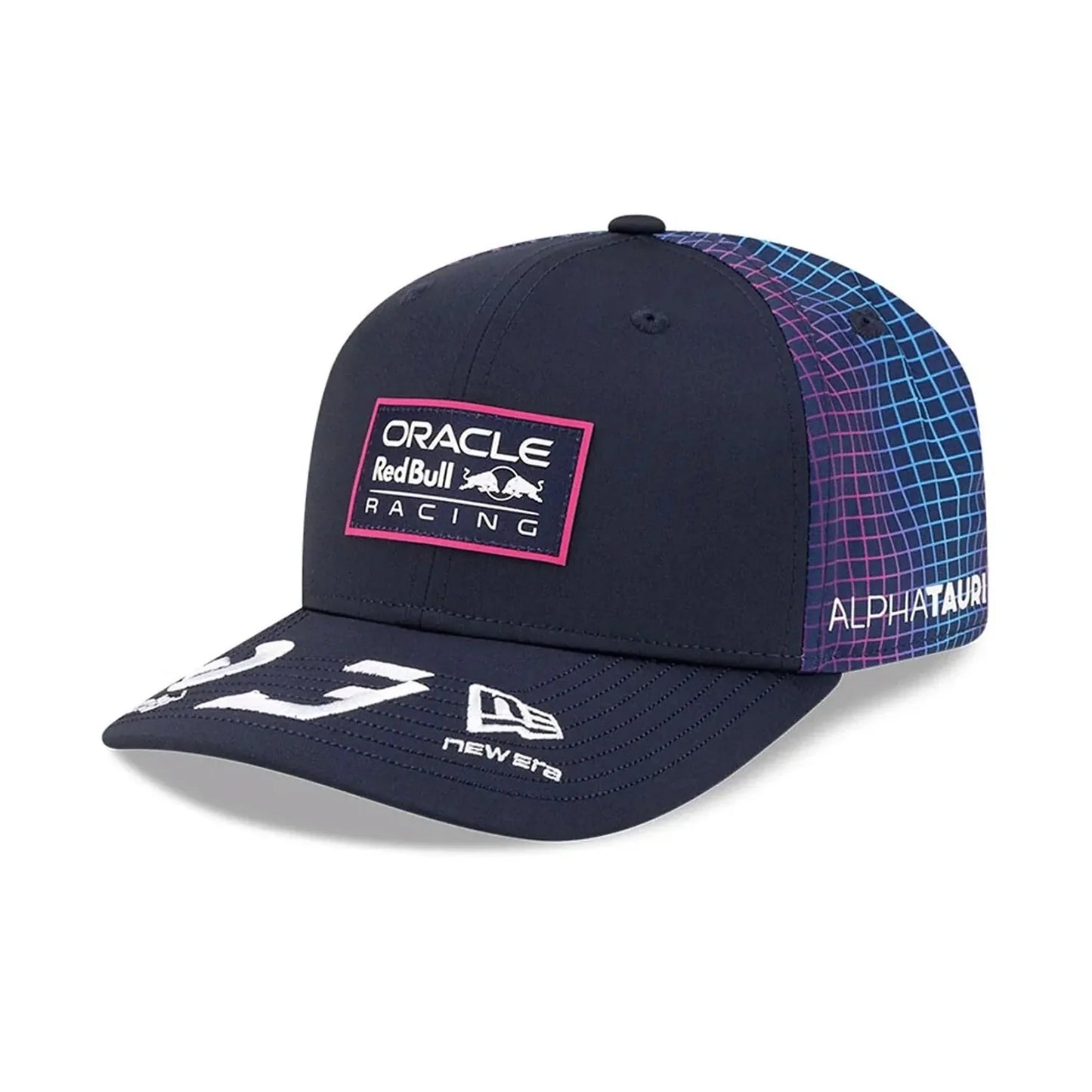 Red Bull Racing Special Edition Max Verstappen Miami 9Seventy Cap Striped Navy 2026 - RP Teamwear
