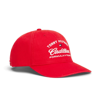 Cadillac F1 Team x Tommy Hilfiger Varsity Cap Red 2026 - Fanwear