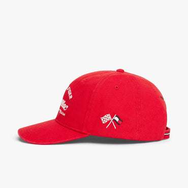 Cadillac F1 Team x Tommy Hilfiger Varsity Cap Red 2026 - Fanwear