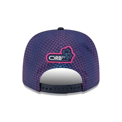 Red Bull Racing Special Edition Max Verstappen Miami 9Seventy Cap Striped Navy 2026 - RP Teamwear