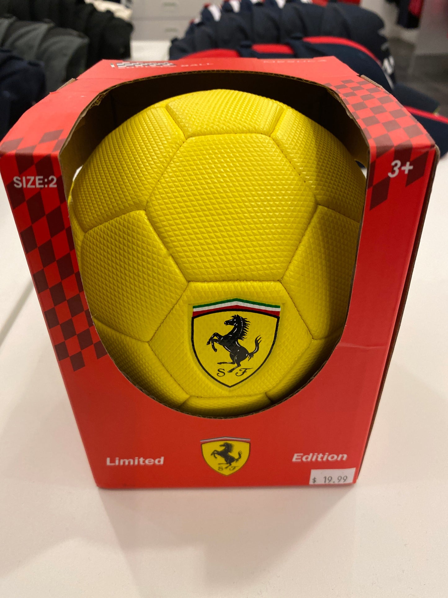Scuderia Ferrari Ball Yellow