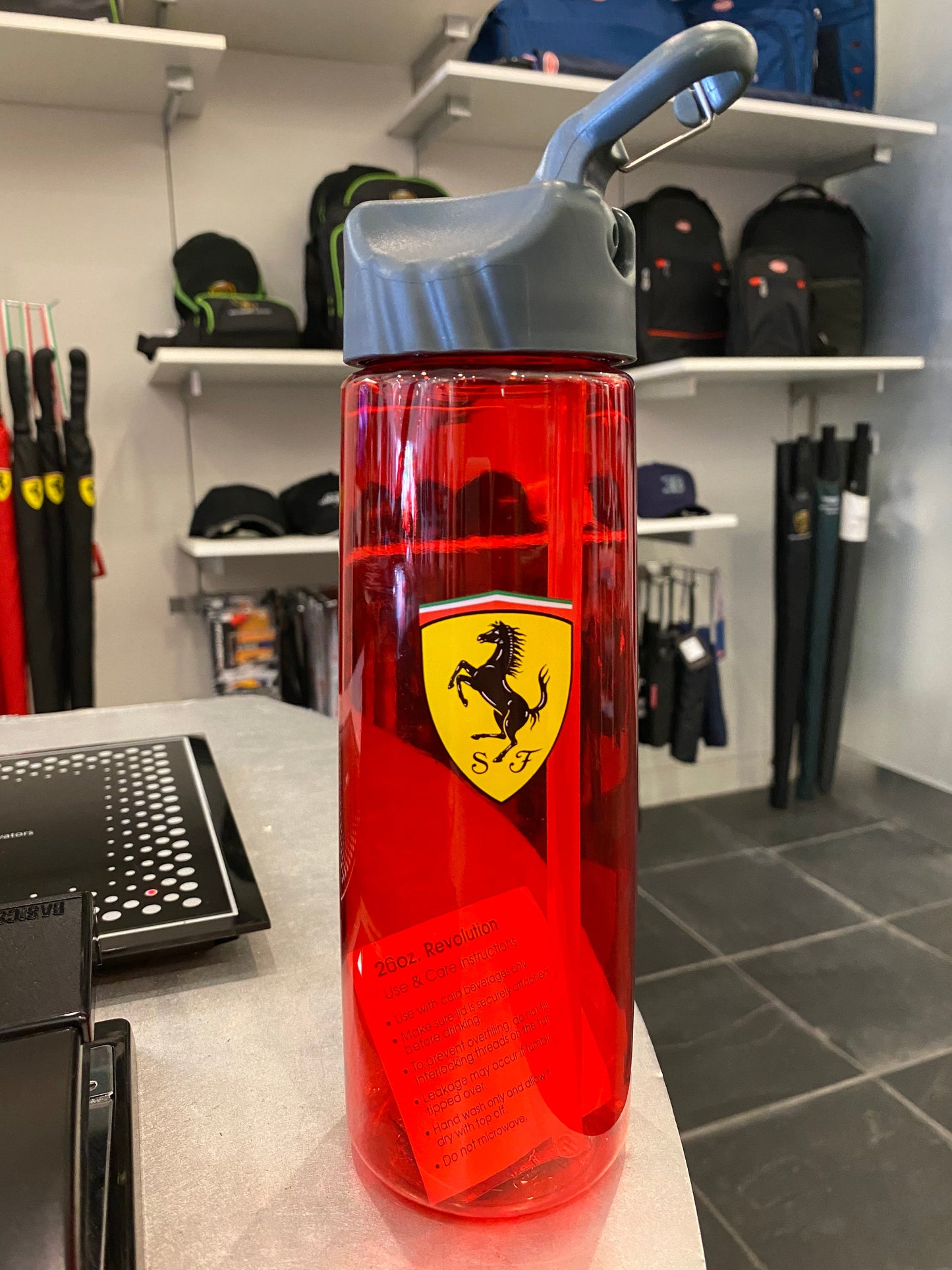 Scuderia Ferrari Sport Water Bottle Red - Fanwear