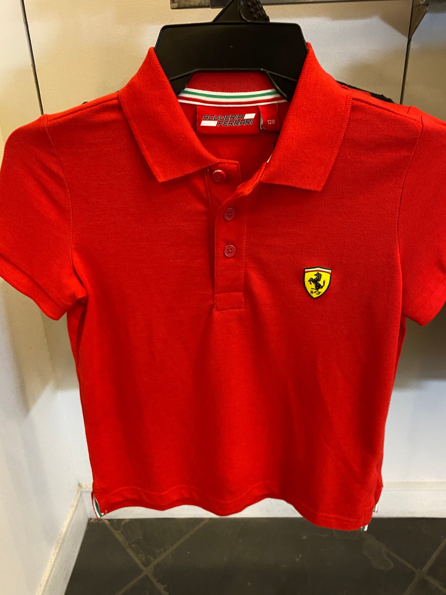 Scuderia Ferrari Kids Classic Polo Red - Fanwear
