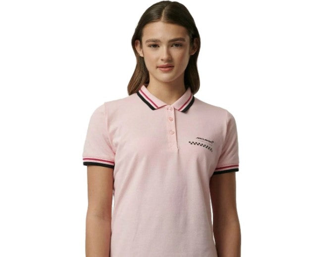 Mclaren Women's Miami Graphic Polo Crystal Rose 2022-Fanwear