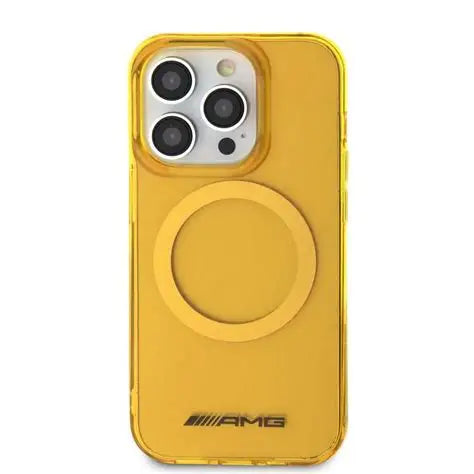 AMG iPhone 15 Pro MagSafe Case - Transparent - Yellow