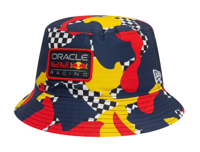Red Bull Racing Abstract Tapered Bucket Hat Night Sky 2025-Fanwear