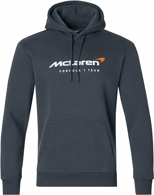 Mclaren Men's Team Core Essentials Hoodie Phantom 2022-Fanwear