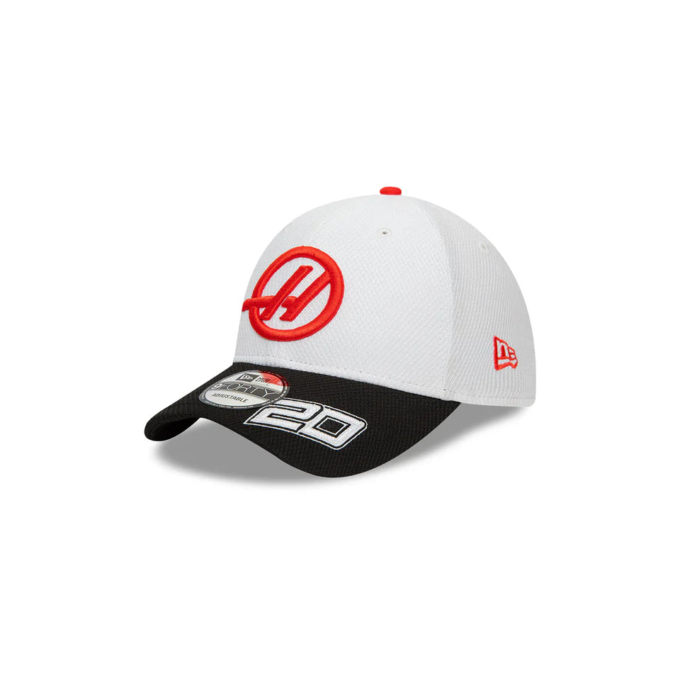 Haas F1 Team Driver Km 9Forty White Black Cap 2024