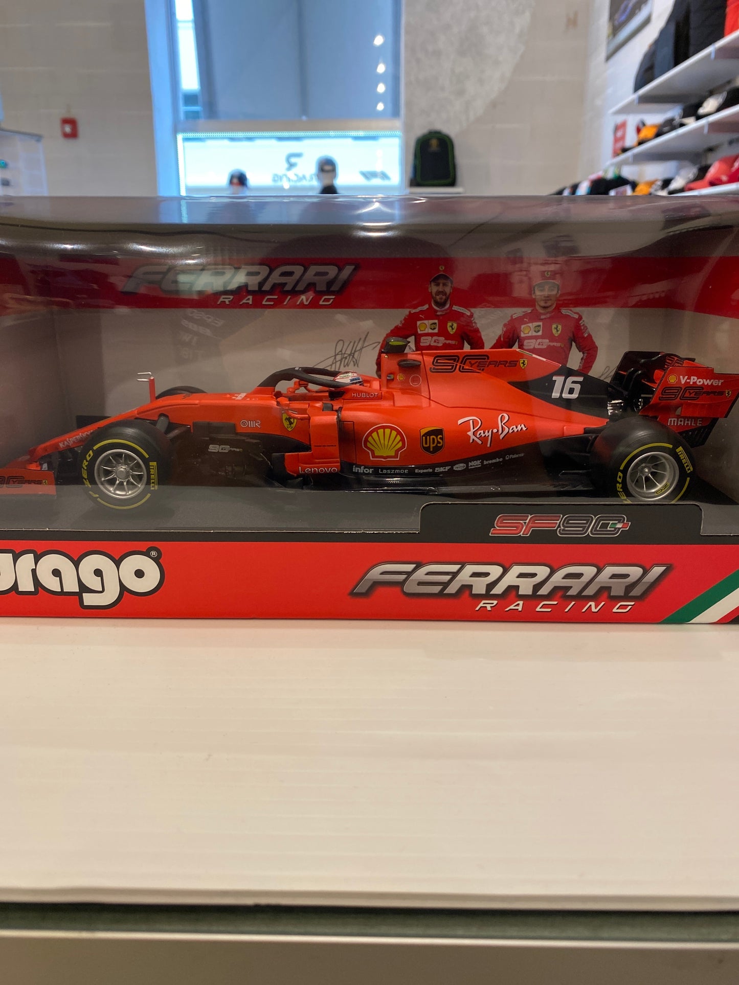 1:18 Scale Model | Scuderia Ferrari SF90 #16 Charles Leclerc