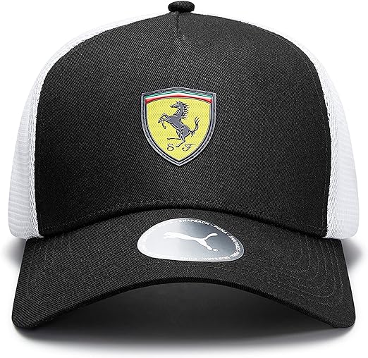 Scuderia Ferrari Trucker Cap Black 2023-Fanwear
