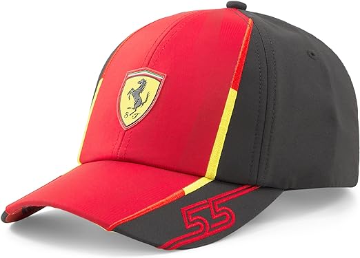 Scuderia Ferrari Kids Carlos Sainz Cap Red 2023-RP Teamwear