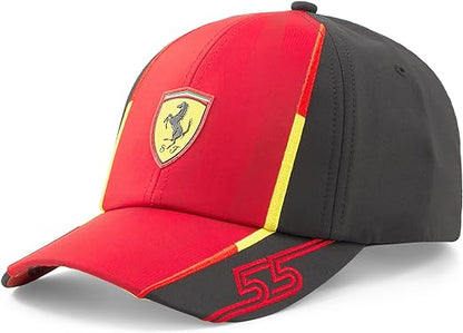 Scuderia Ferrari Kids Carlos Sainz Cap Red 2023-RP Teamwear