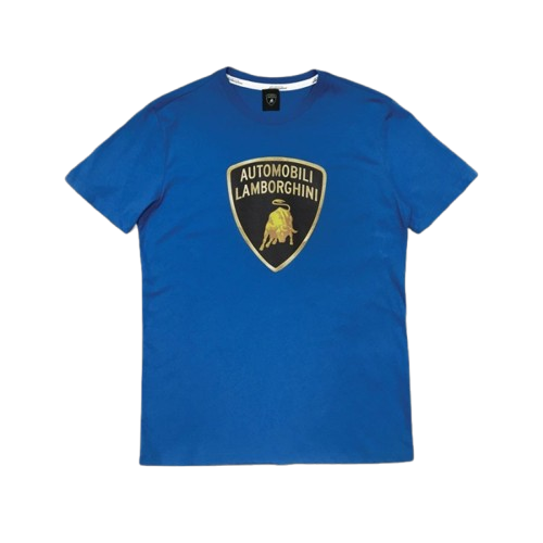 Lamborghini Men's Classic T-Shirt Light Blue-Fanwear