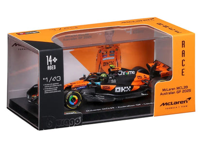 1:43 Scale Model | McLaren MCL39 Lando Norris With Helmet Car