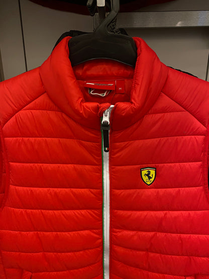 Scuderia Ferrari Mens Gilet Red - Fanwear