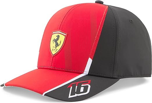 Scuderia Ferrari Kids Charles Leclerc Cap Red 2023-RP Teamwear